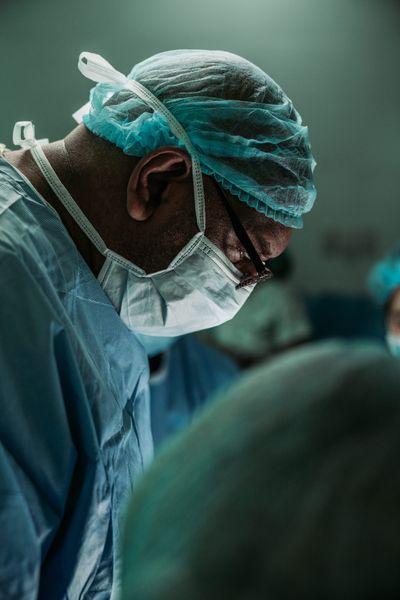 Surgeon operating 