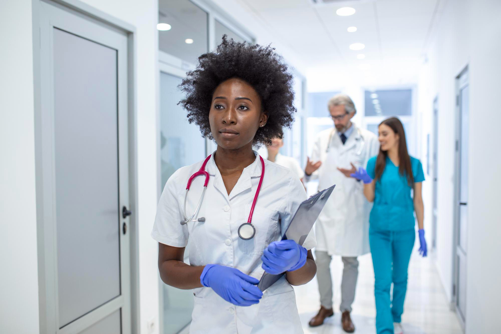<a href="https://www.freepik.com/free-photo/serious-african-american-female-doctor-walking-with-patient-s-test-results-before-meeting-with-patient-doctor-is-hospital-hallway_27155081.htm#fromView=search&page=1&position=47&uuid=242d2b00-8fde-436d-bfc3-3f3852a4bb08">Image by stefamerpik on Freepik</a>